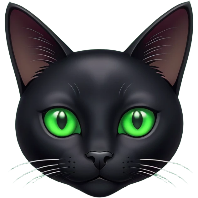 Cat black emoji