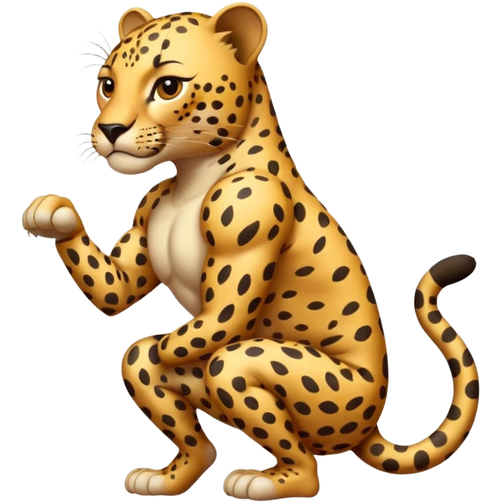 leopard der mit arsch twerkt emoji