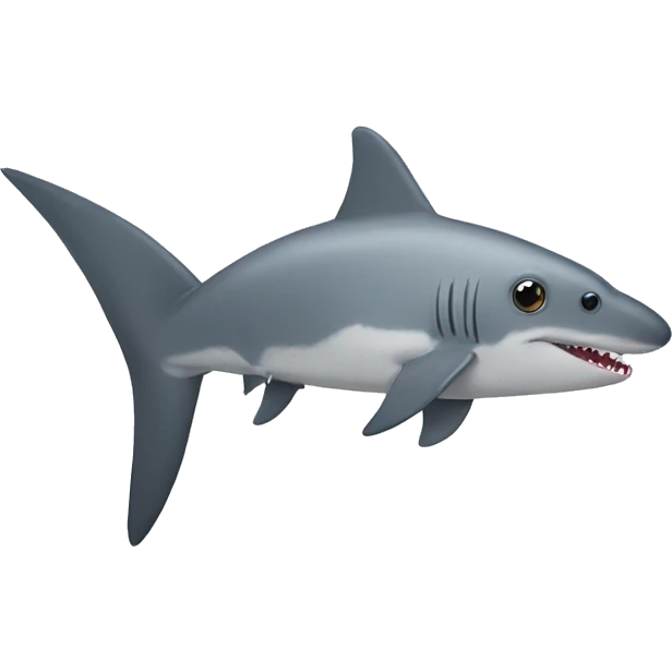 Pigeon shark Christmas emoji