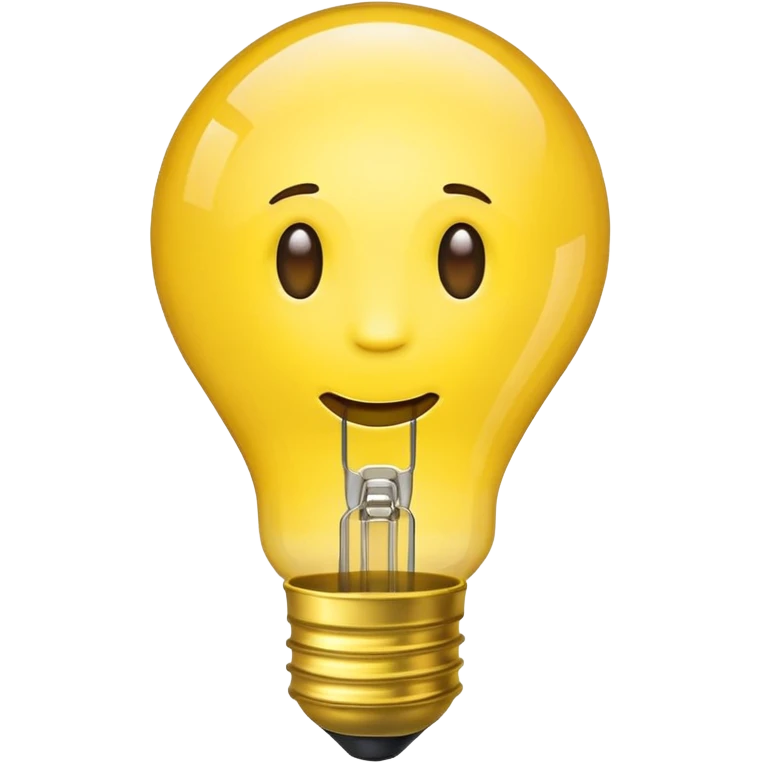 bulb bright idea emoji iphone emoji