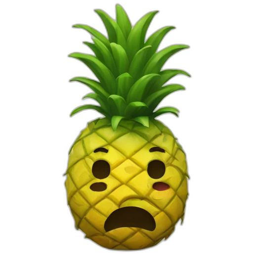 Depressed Pineapple Man emoji