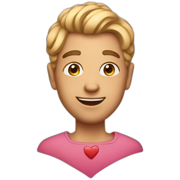 Funny valentine emoji