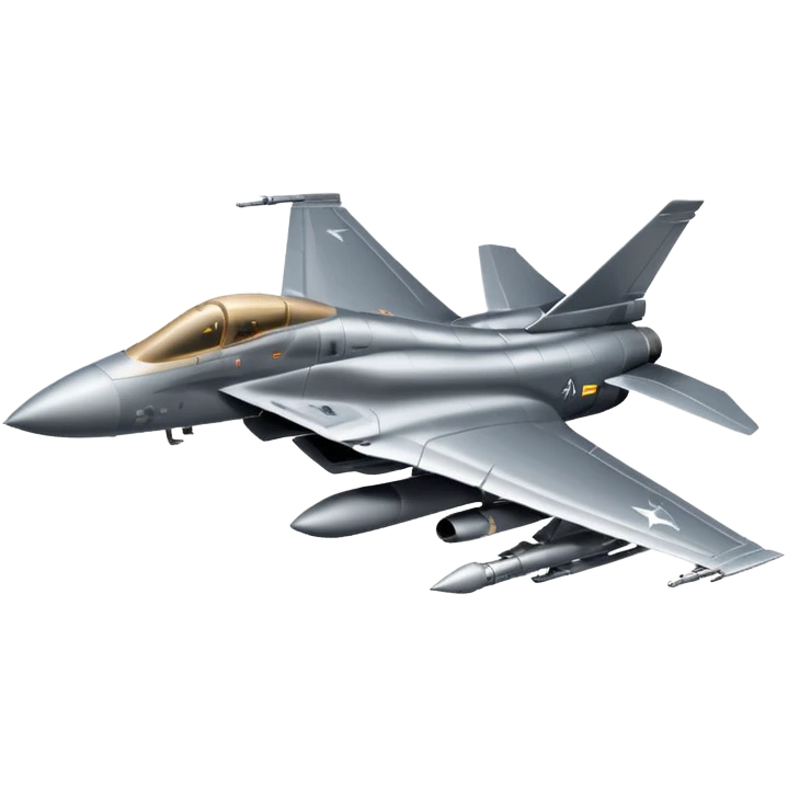 create a very realistic American fighter jet emoji