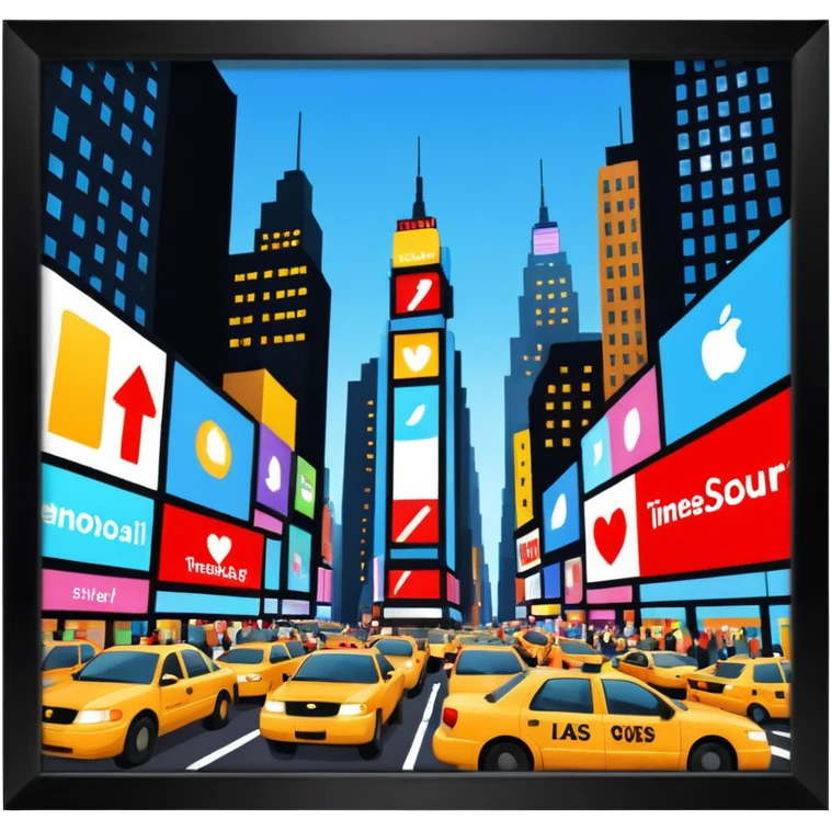 Times Square emoji