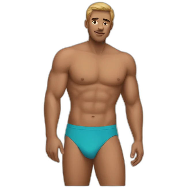 men in speedos emoji