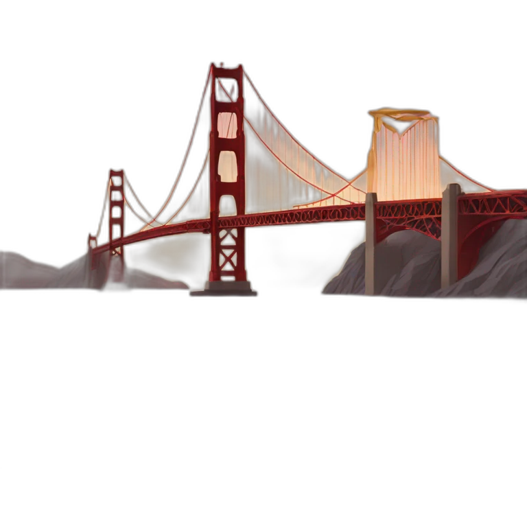 Golden Gate Bridge emoji