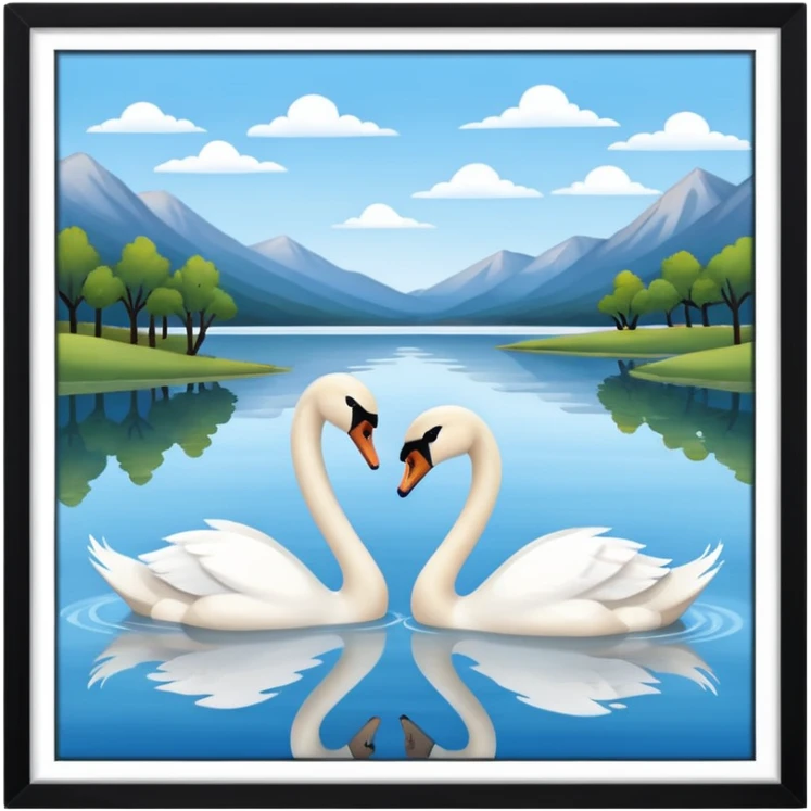 swan lake emoji
