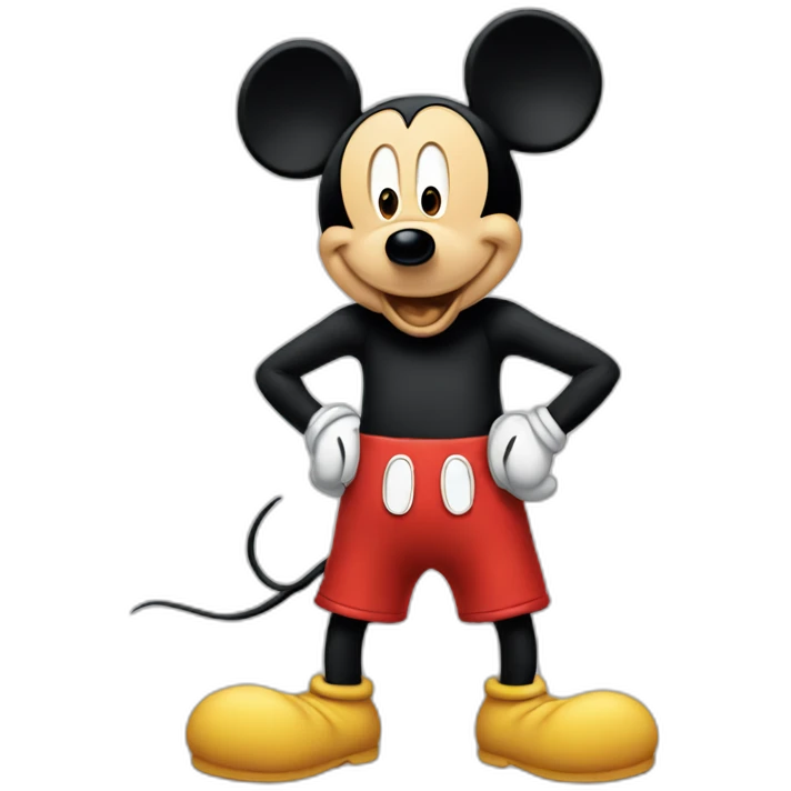 fake mickey emoji