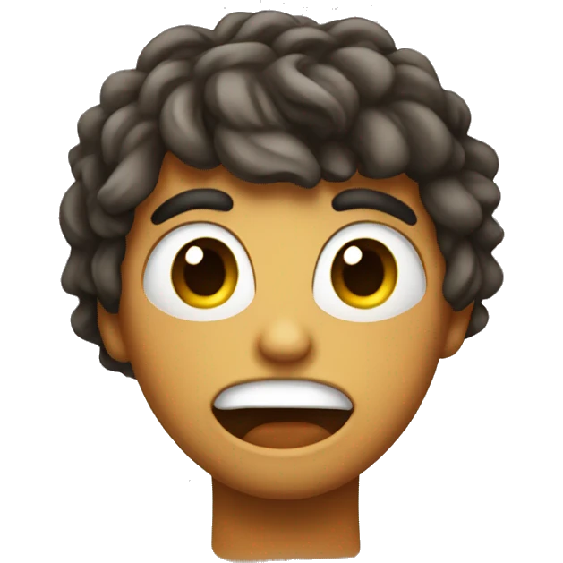 Twemoji cringe face emoji