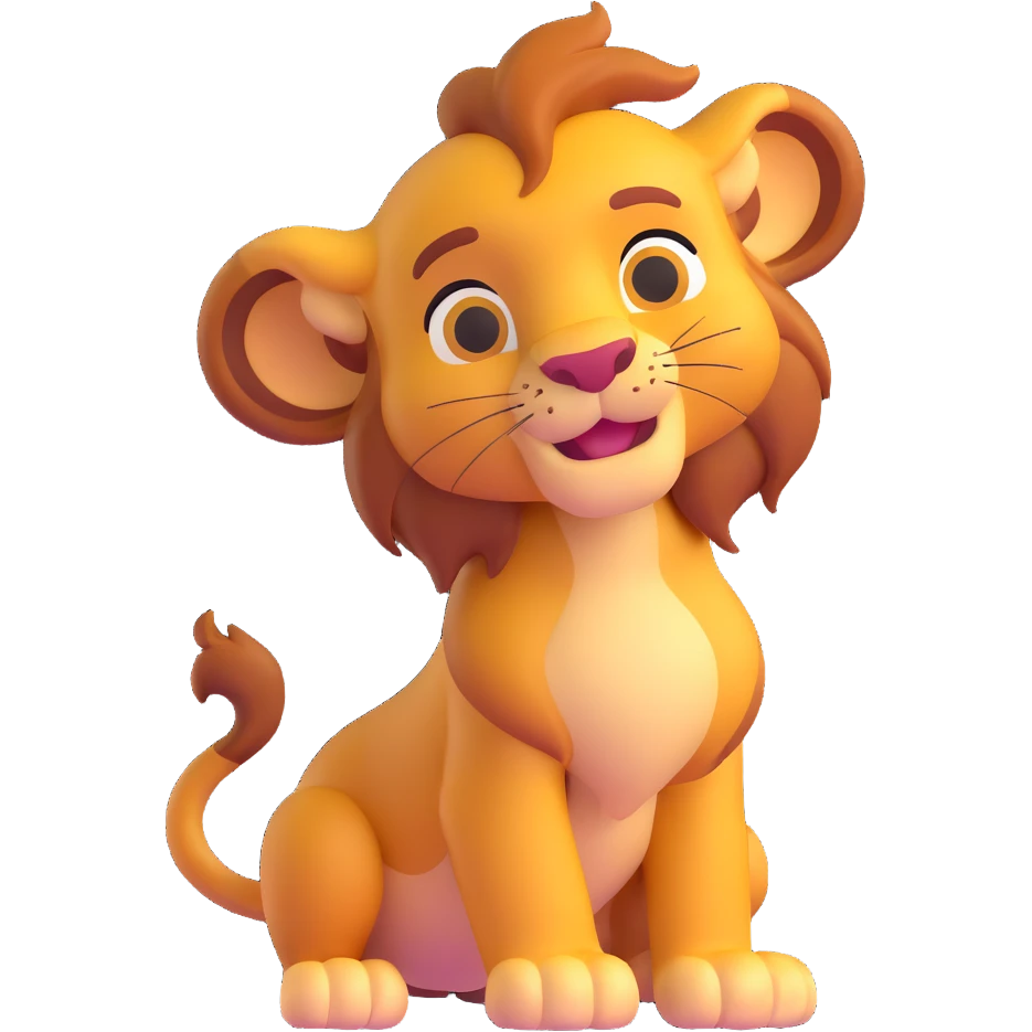 Simba from The Lion King emoji