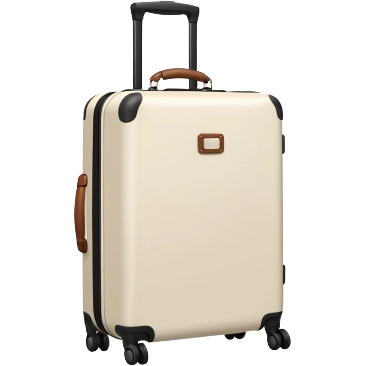 aesthetic ivory minimal luggage emoji