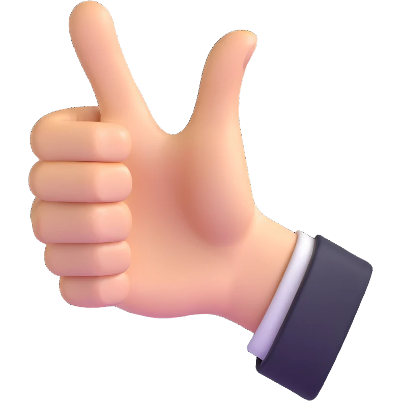 thumbs up emoji