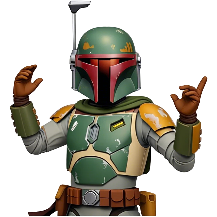 Boba Fett von Star Wars tanzt emoji