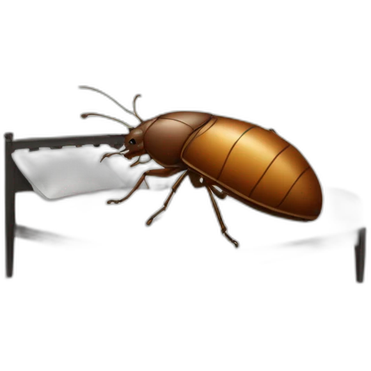 bed bug in paris emoji