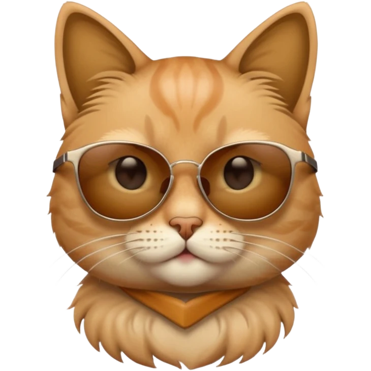 Cat wearing sunglasses emoji