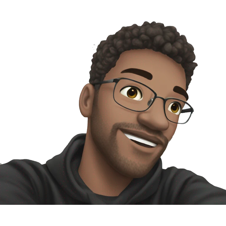 cool guy in glasses emoji