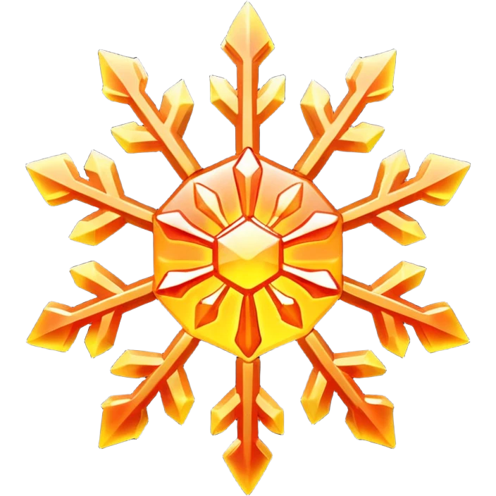 The fiery snowflake emoji
