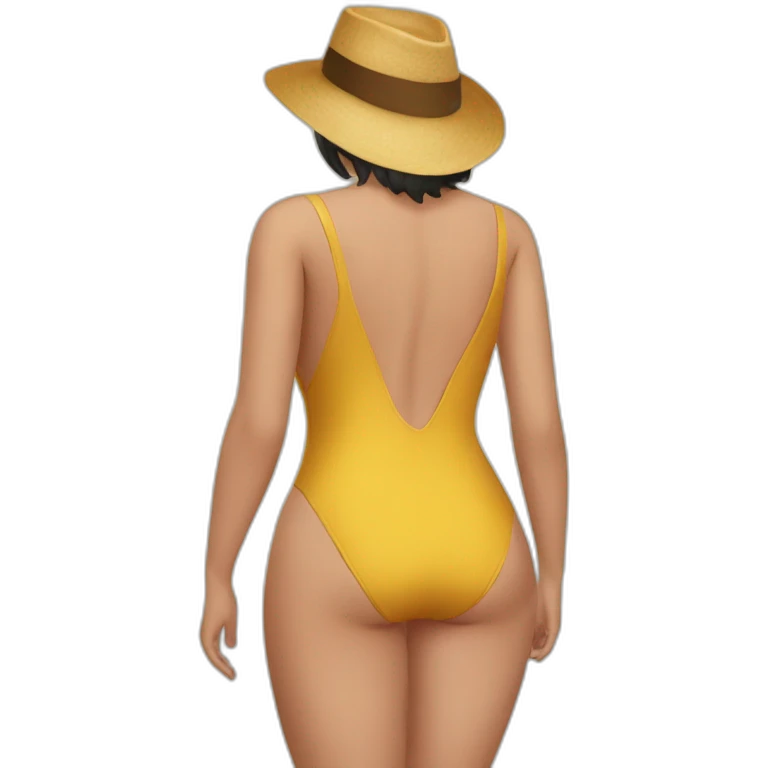 Papa lazarou swimsuit from behind emoji