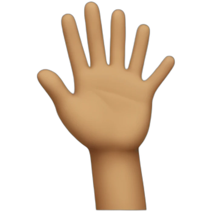 Self high five emoji