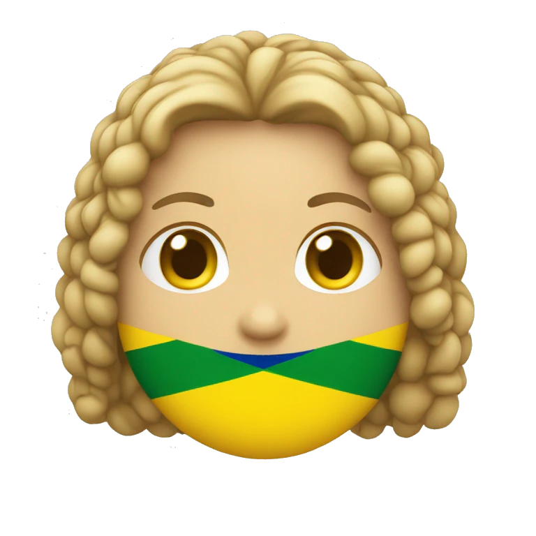 Gado com bandeira do Brasil emoji