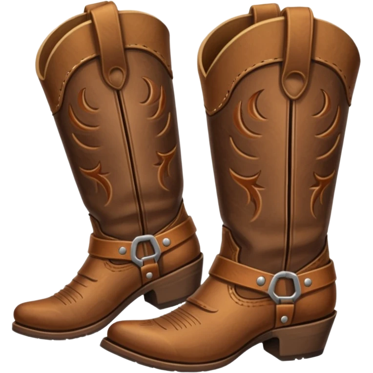 pair of cowboy boots emoji