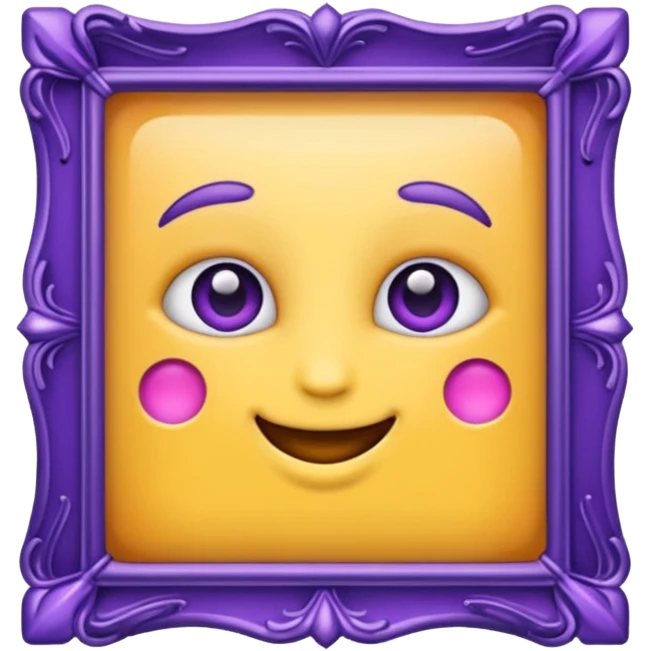 Purple frame emoji