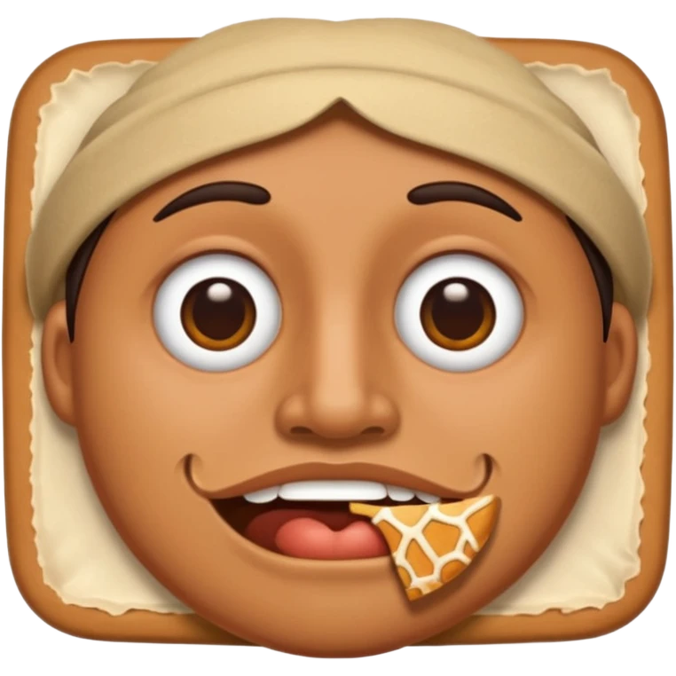 tapa in mouth emoji