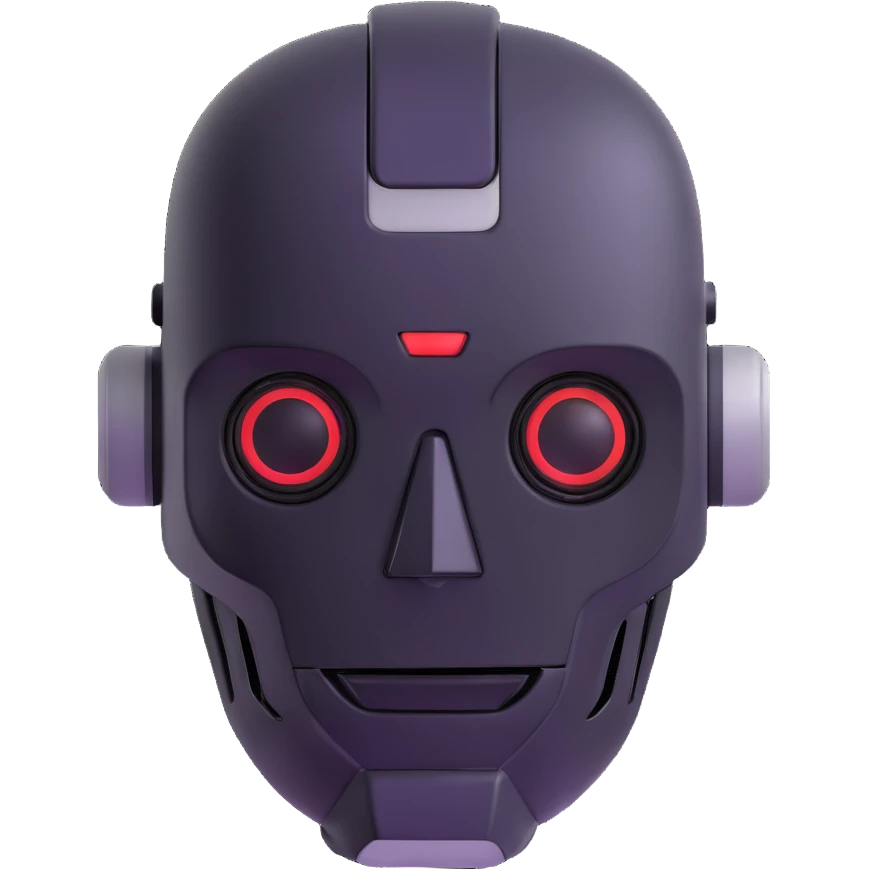 robot head emoji