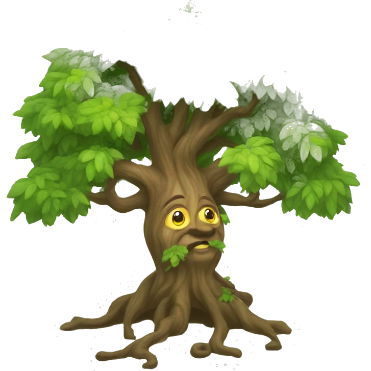 tree of life druid fun cartoon emoji