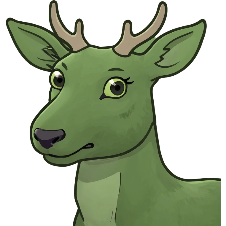 a deer emoji