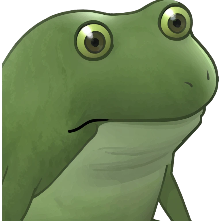 baby oil bottle with a tiny frog sitting on top, bufo frog meme style emoji