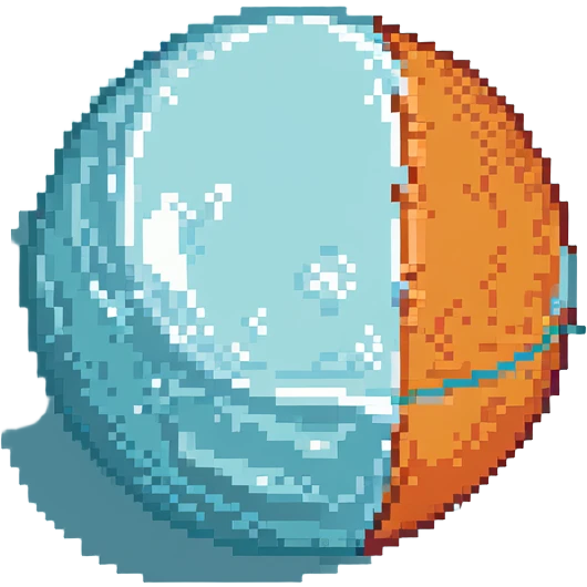 icy blue Uranus planet emoji