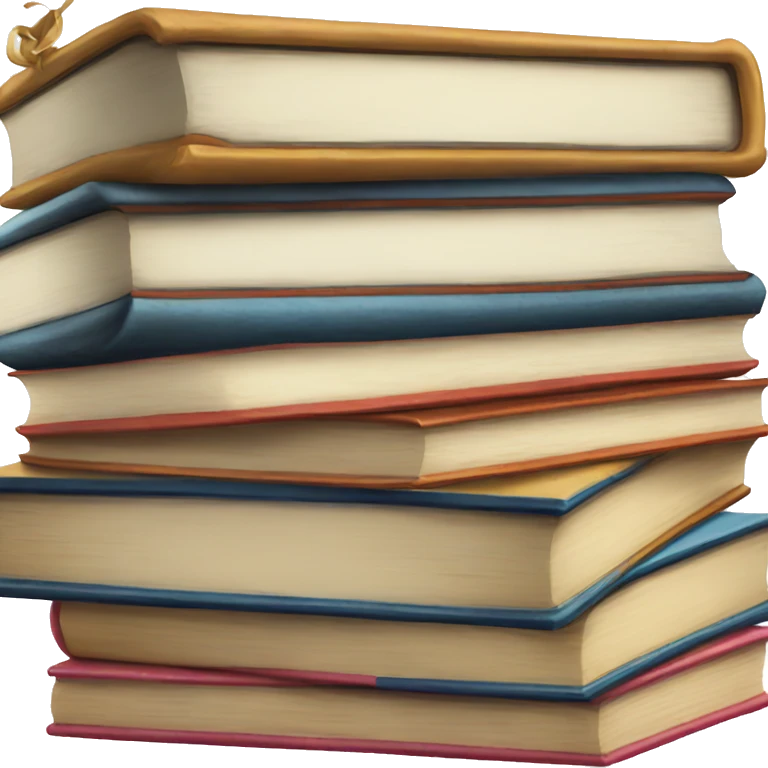 Stack of books emoji