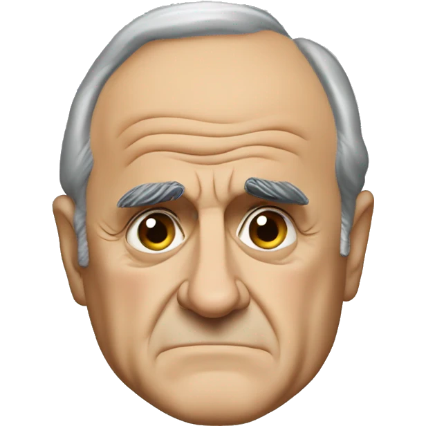 Rudy Giuliani with a sad face  emoji