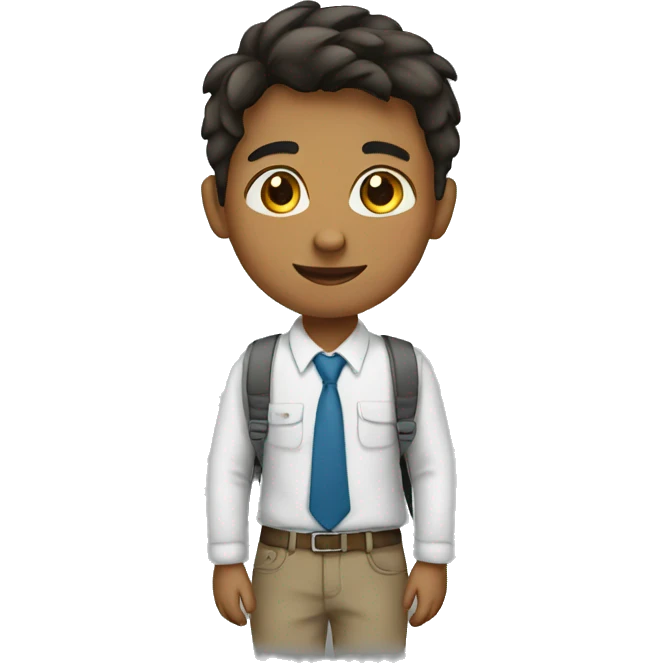 Boy on school  emoji