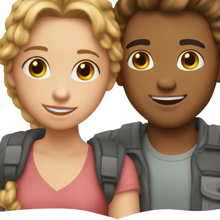 Young couple emoji