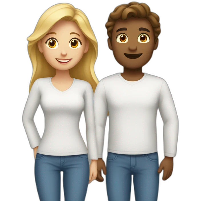 3 women and 1 man emoji