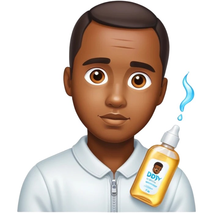 Diddy using baby oil emoji
