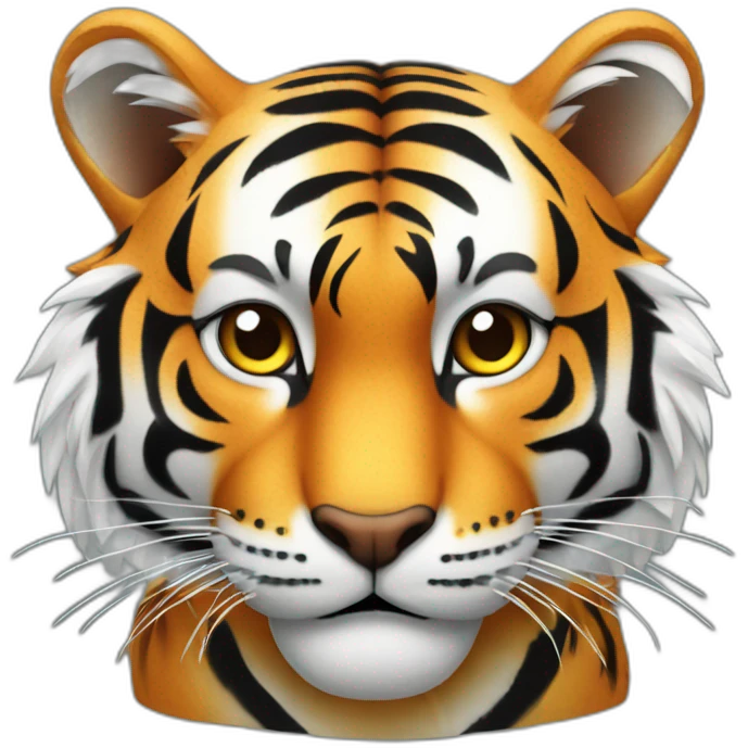 Tiger mit Stärke emoji
