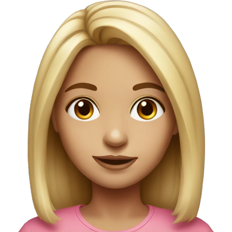 realistic portrait of girl emoji