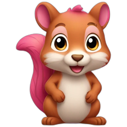 pink squirrle emoji