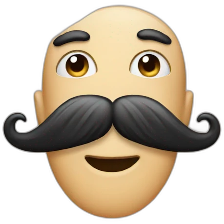 mustache emoji