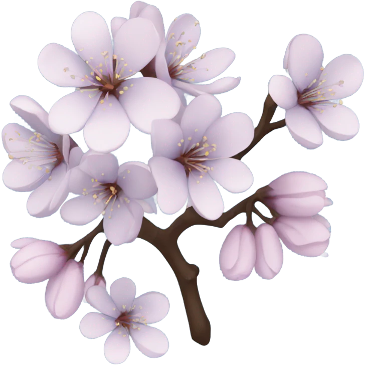 blue cherry blossom emoji