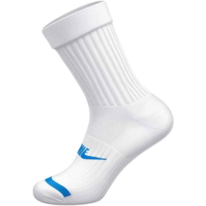 White nike socks emoji