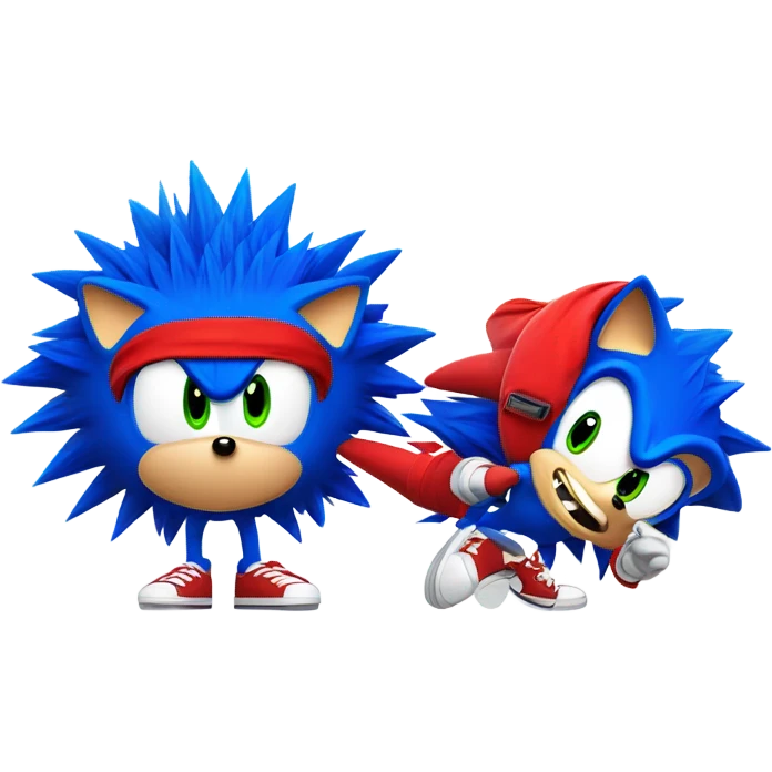 Sonic the hedgehog emoji