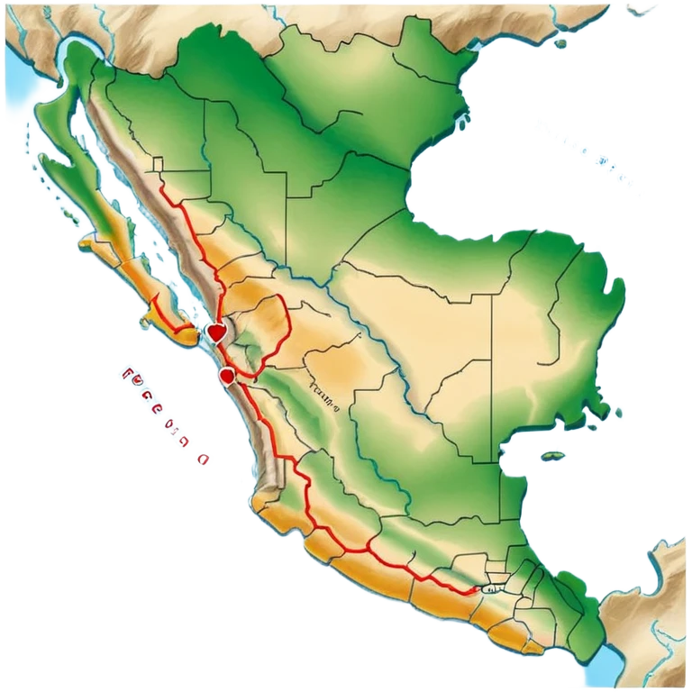Peru map emoji