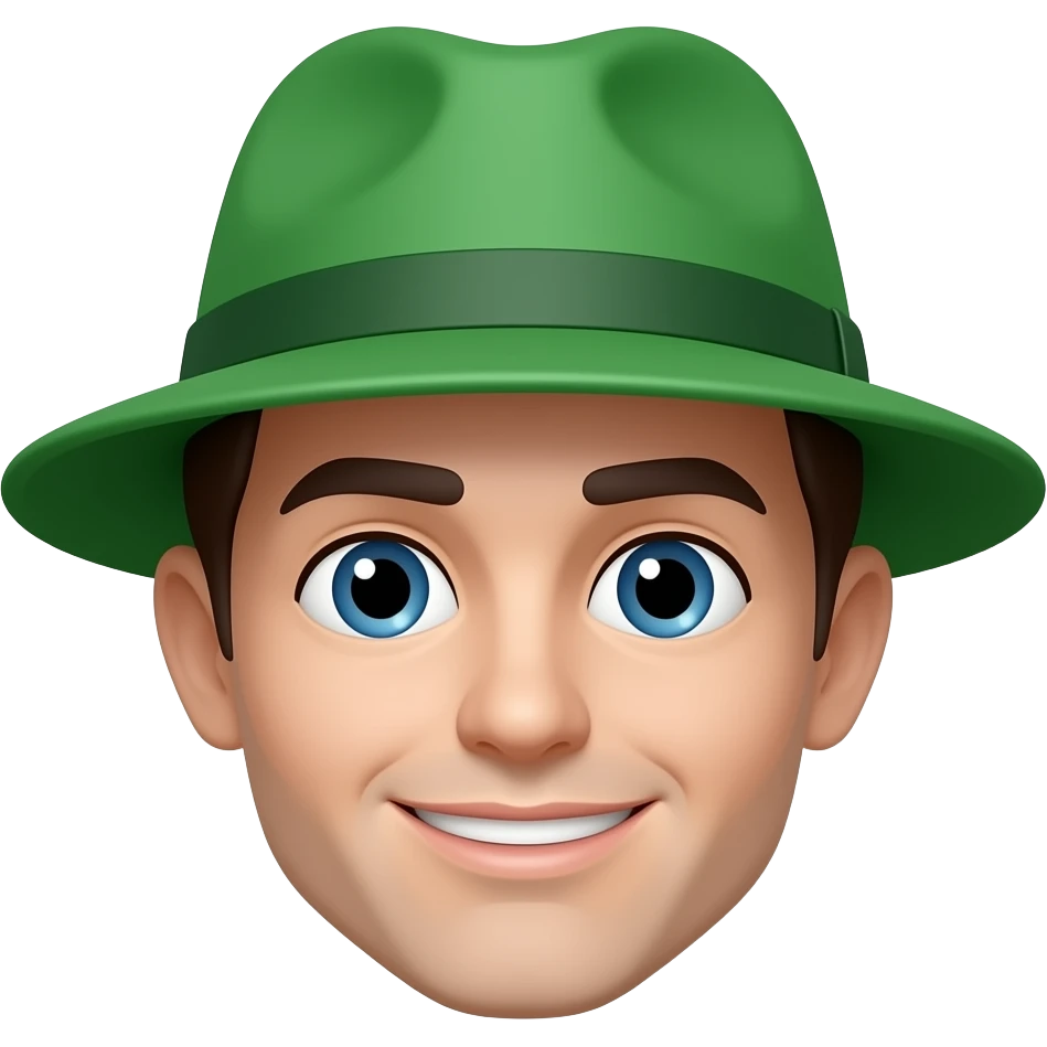 green hat character emoji