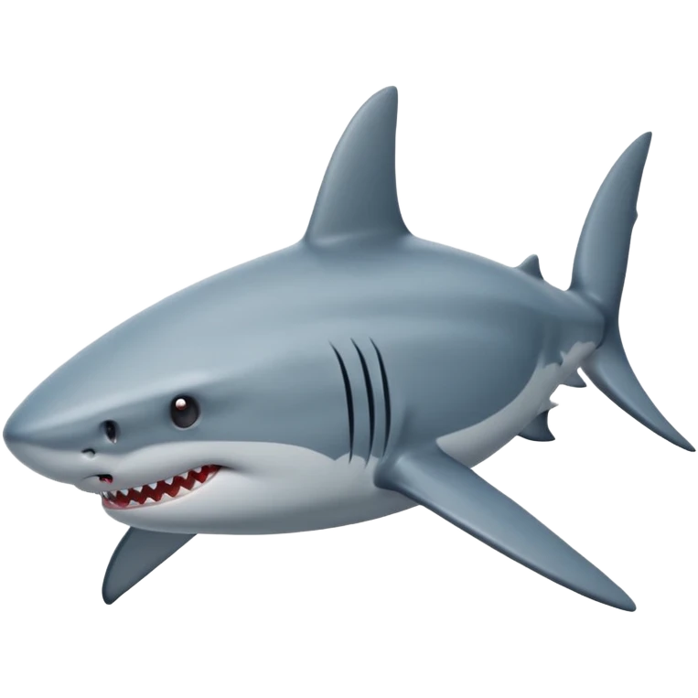shark, front view emoji