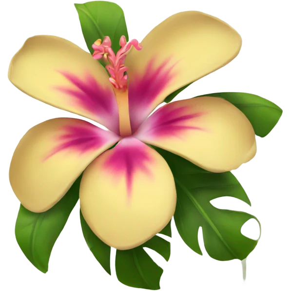 hawaiian flower emoji