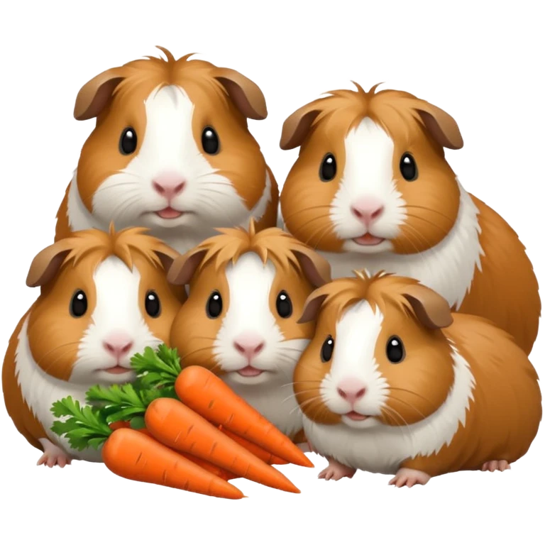6 guinea pigs  emoji